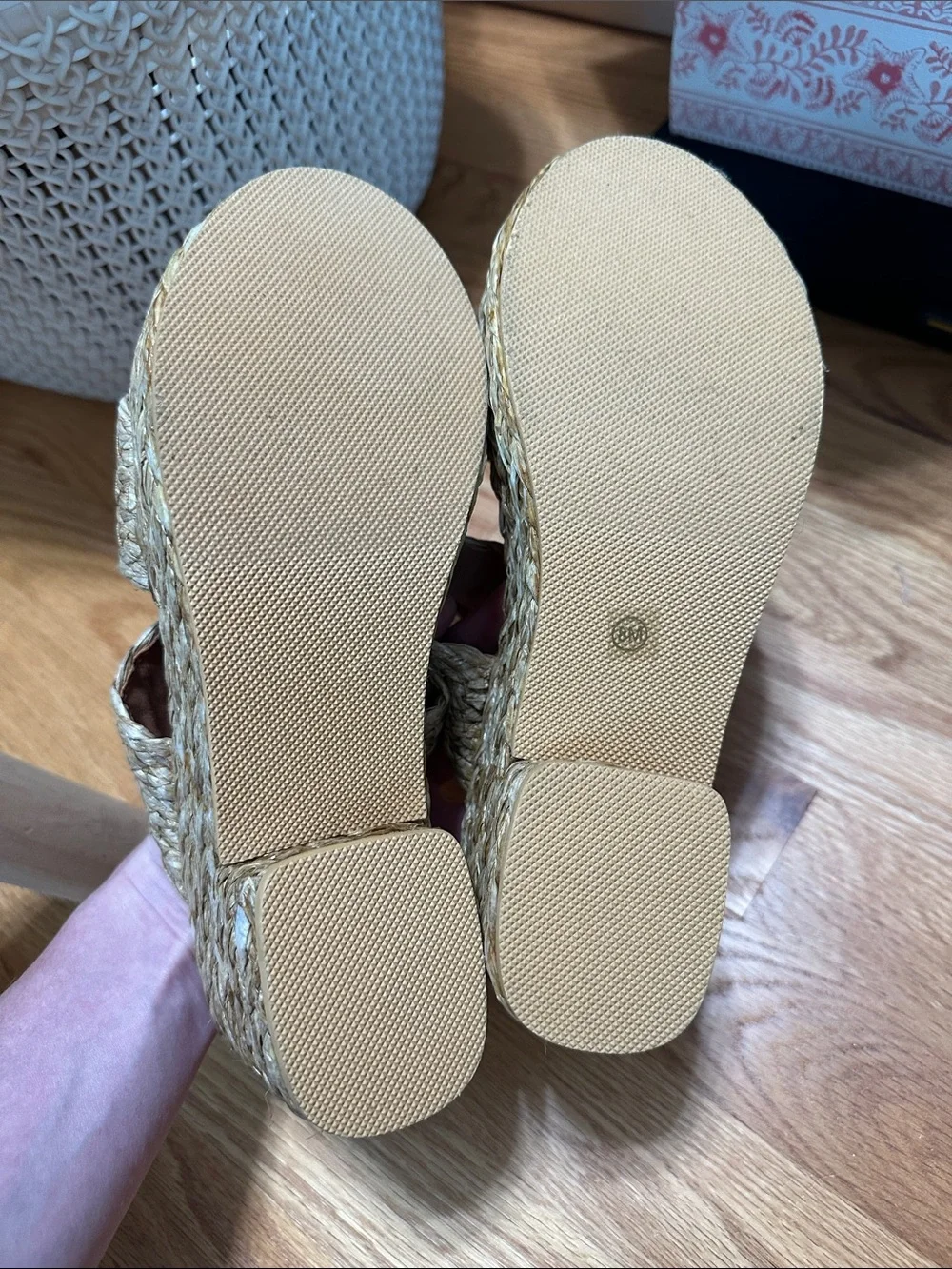 BEACH by Matisse Woven Platform Slide Sandals by